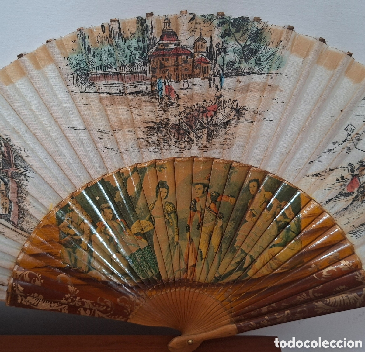 Antig&uuml;edades: Ventaglio decorativo Vintage anni '60/'70 da parete / quadro