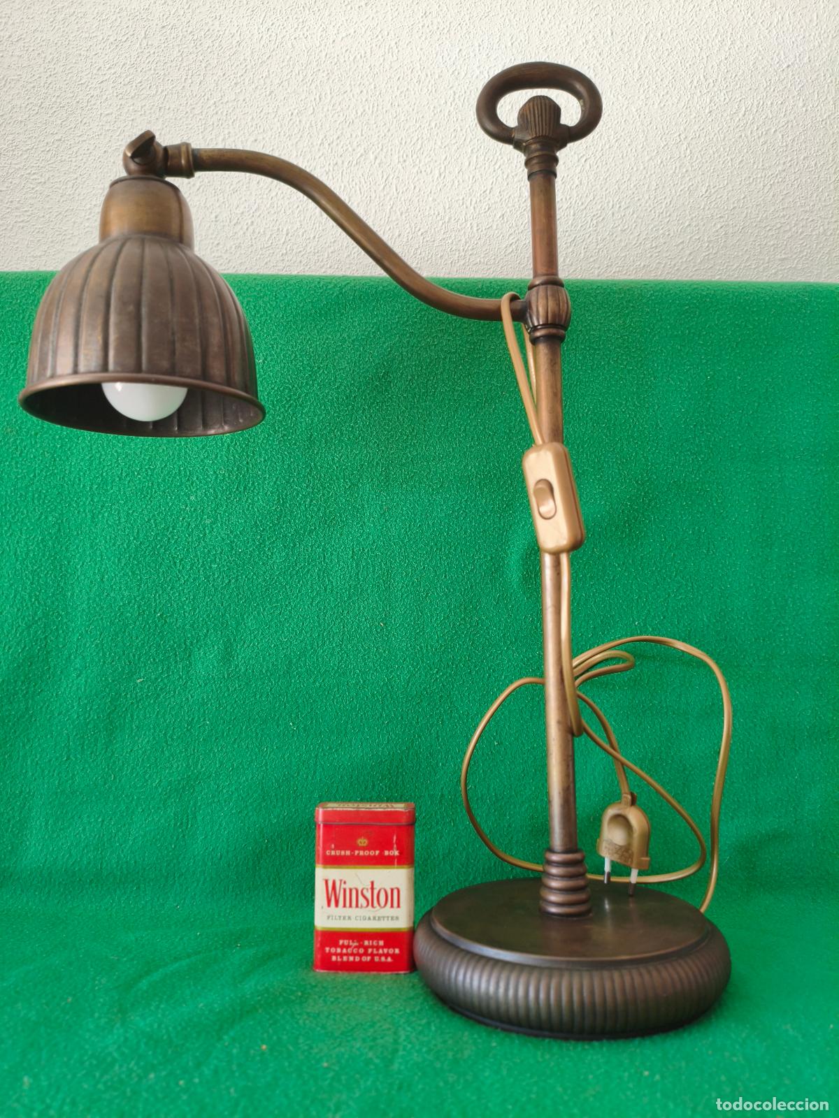 Antig&uuml;edades: LAMPARA MESA FLEXO DESPACHO. ART DEC&Oacute;. - Foto 13
