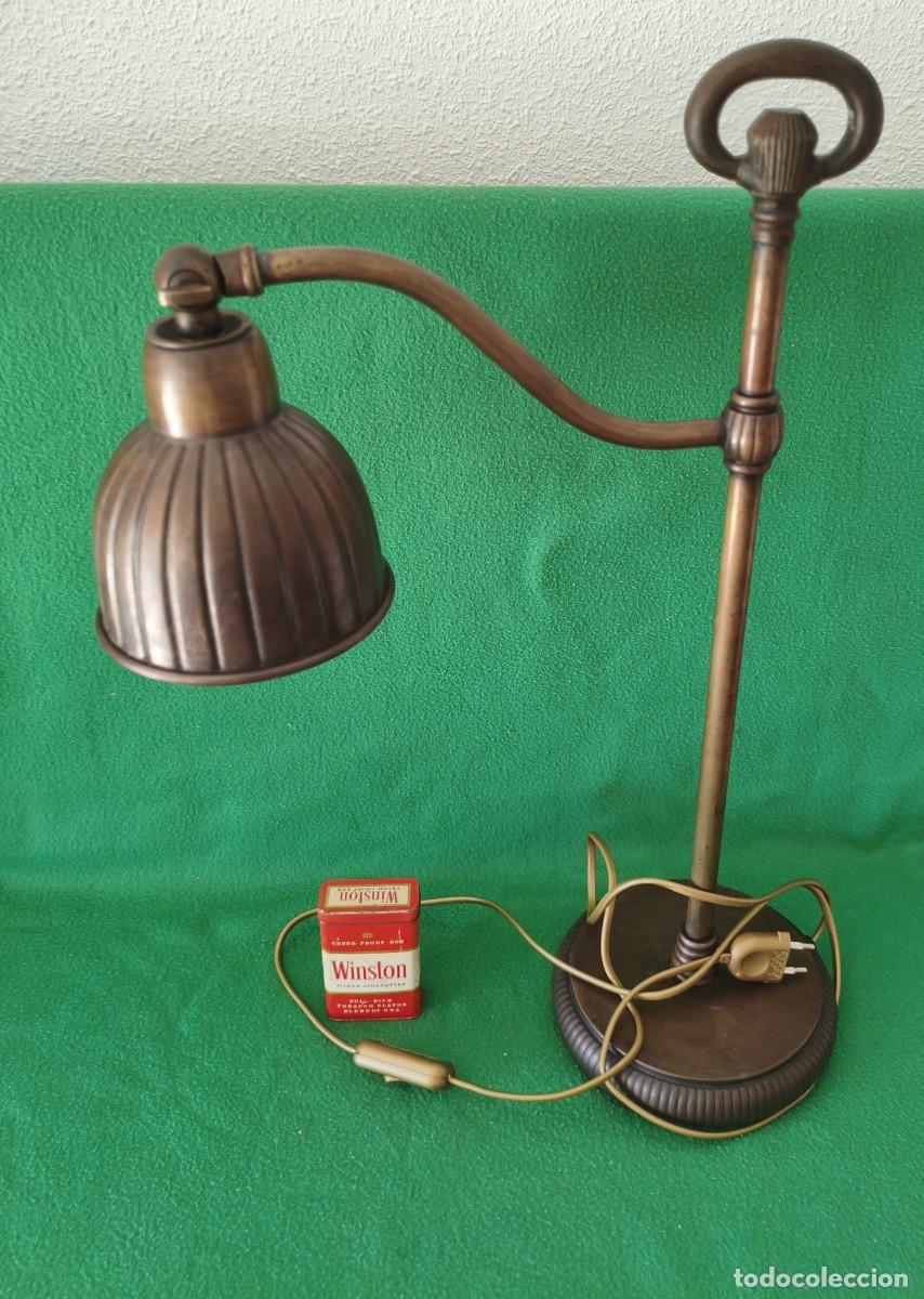 Antig&uuml;edades: LAMPARA MESA FLEXO DESPACHO. ART DEC&Oacute;. - Foto 16