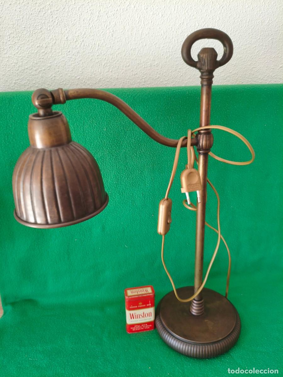 Antig&uuml;edades: LAMPARA MESA FLEXO DESPACHO. ART DEC&Oacute;. - Foto 21