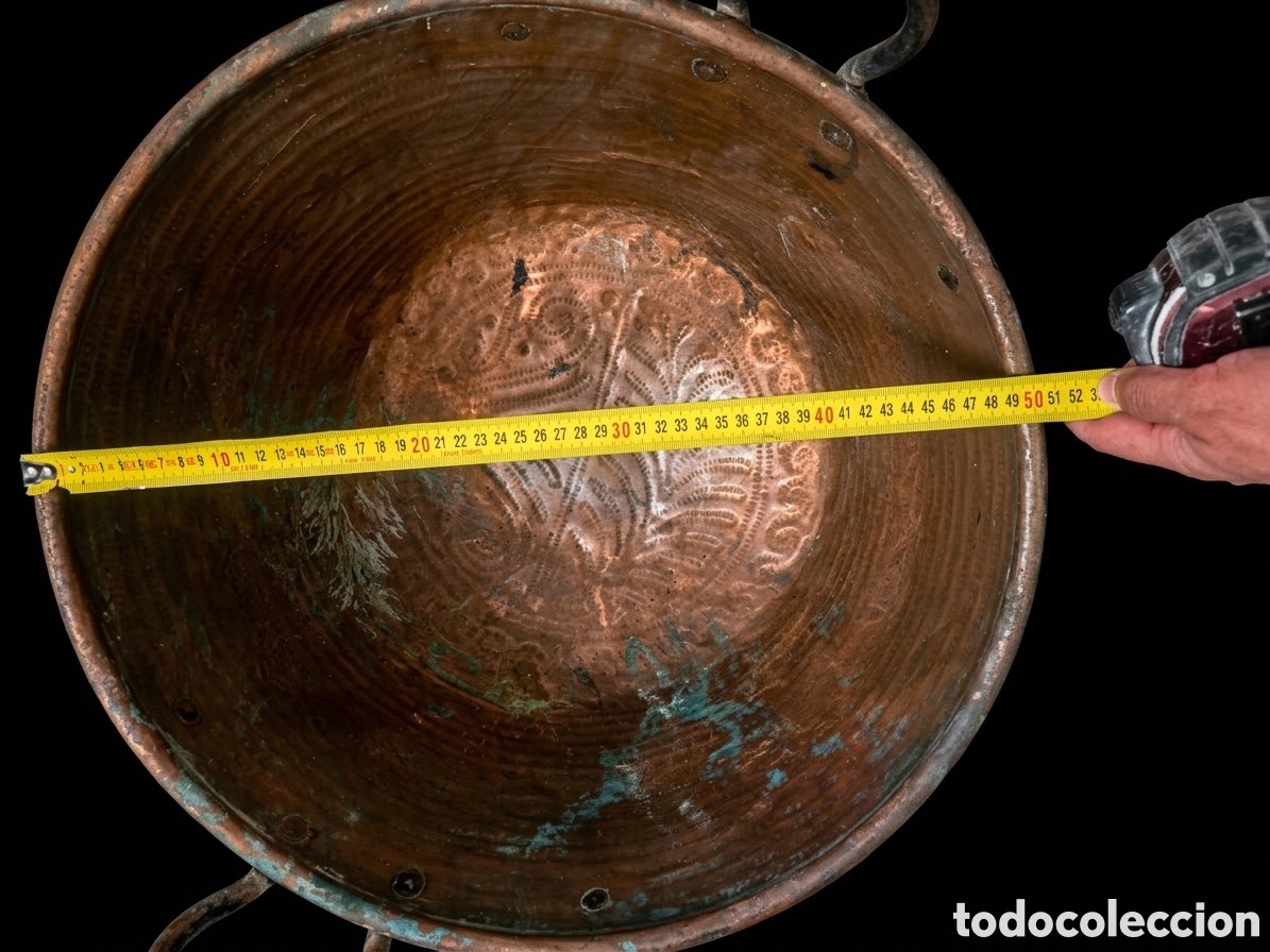 Antig&uuml;edades: Preciosa caldera de cobre - Foto 4