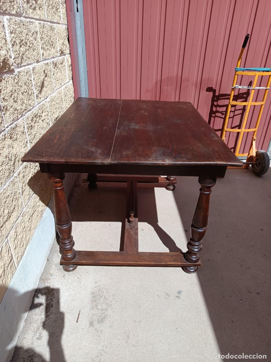 Antig&uuml;edades: MESA DE COMEDOR CUADRADA - Foto 2