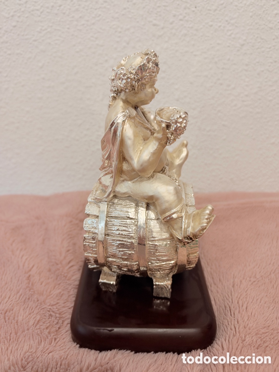 Antig&uuml;edades: Figura Spaliu ba&ntilde;ada en plata - Foto 2