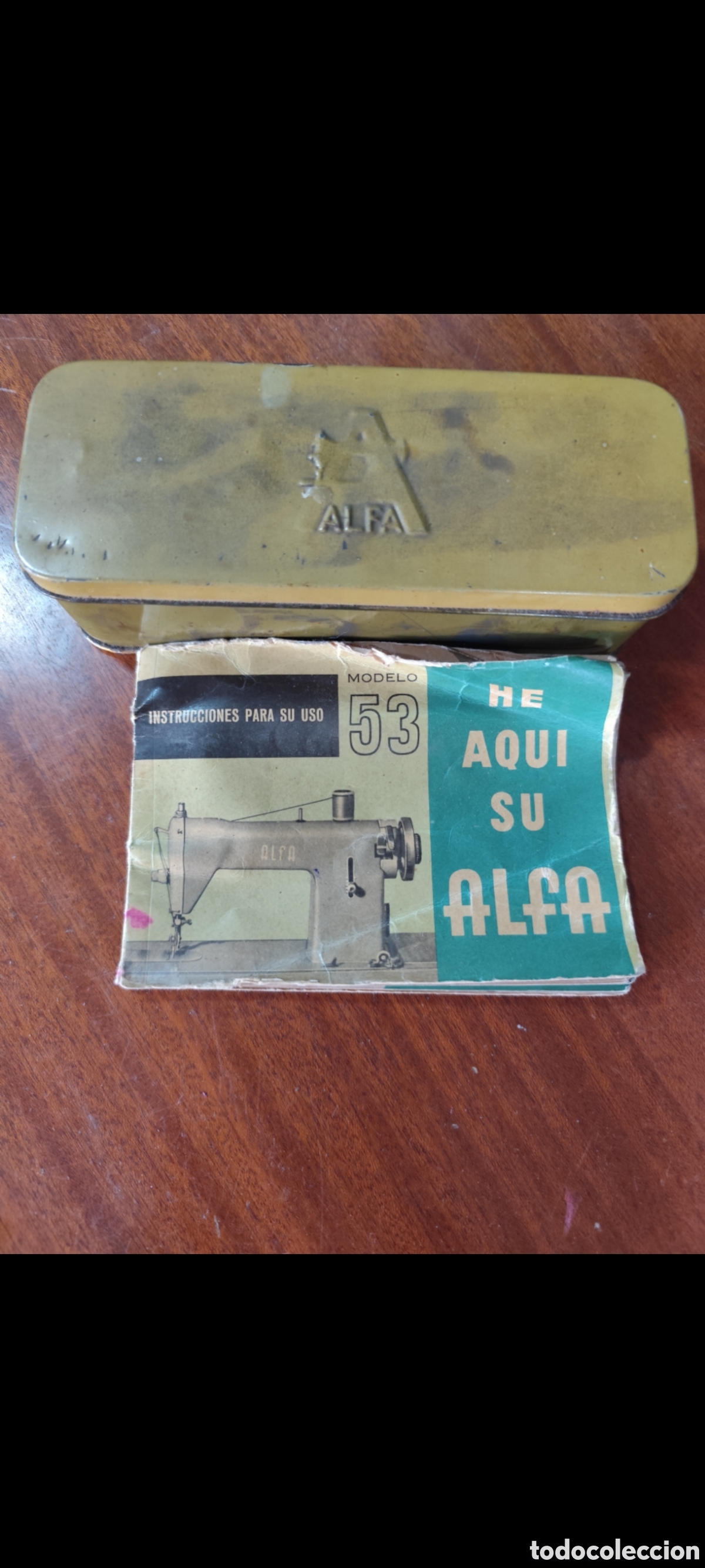 Antig&uuml;edades: MAQUINA DE COSER ALFA - Foto 2