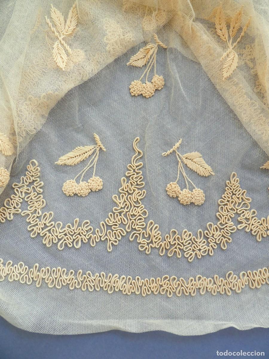 Antig&uuml;edades: ANTIGUO VESTIDO CON ENCAJE PARA NI&Ntilde;A - IMAGEN S.XIX
