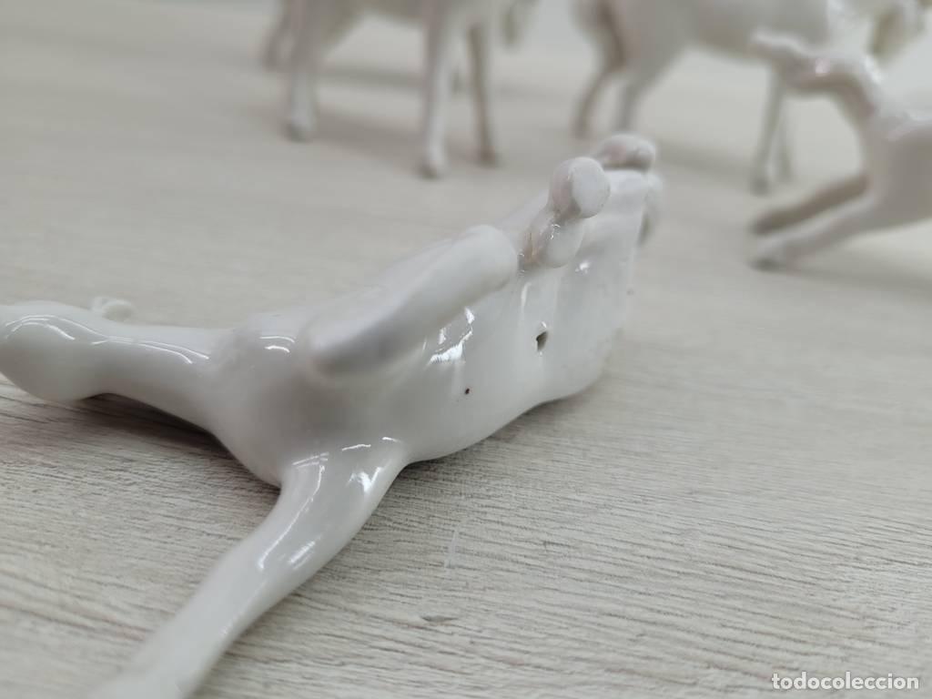 Antig&uuml;edades: FIGURAS DE CABALLOS DE PORCELANA - Foto 8