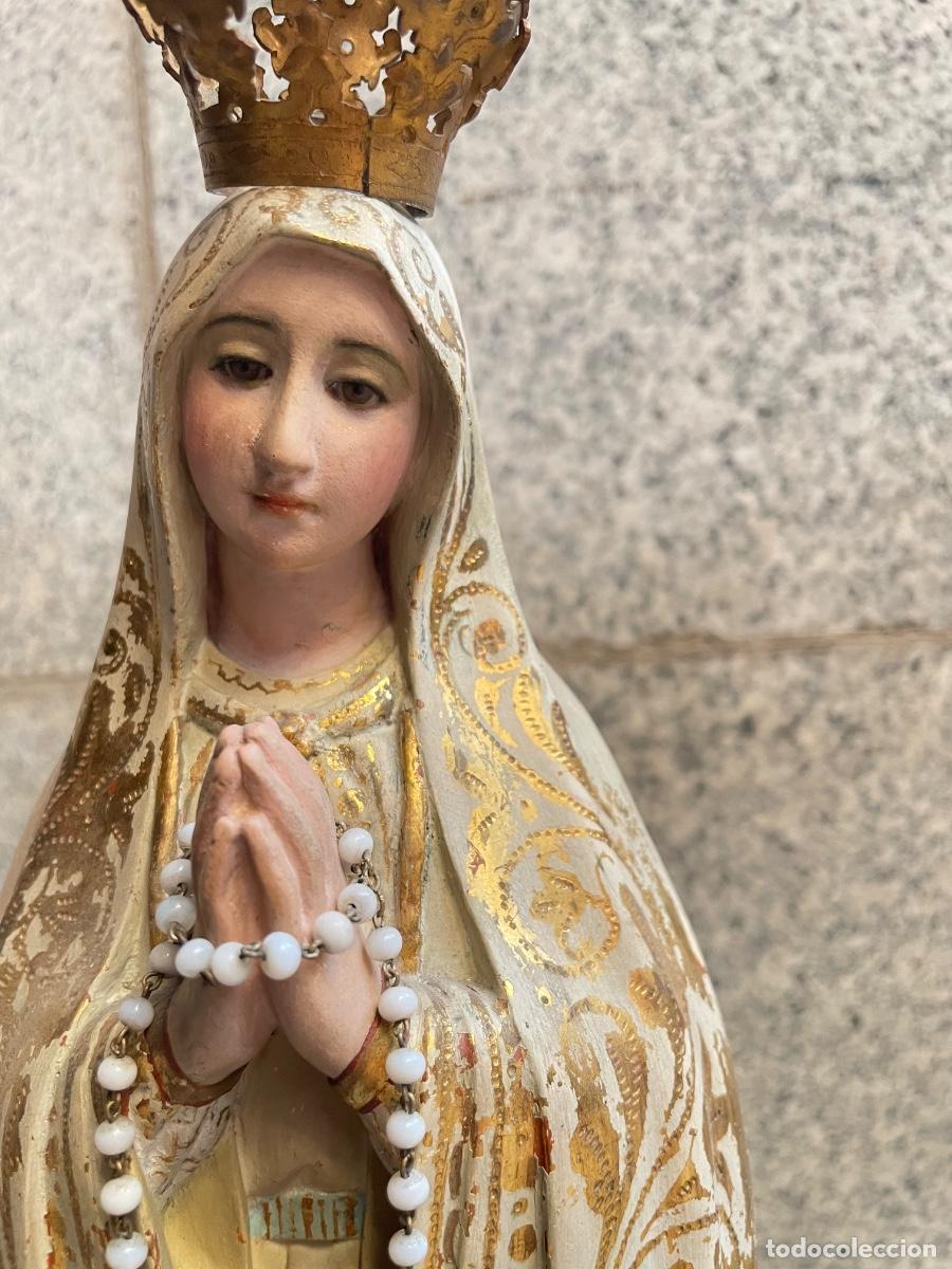 Antig&uuml;edades: Virgen de F&aacute;tima antigua de Olot - Foto 3