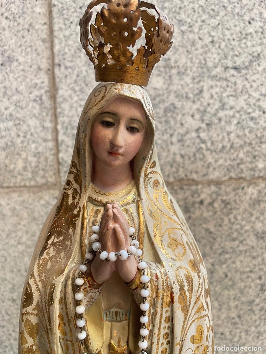 Antig&uuml;edades: Virgen de F&aacute;tima antigua de Olot - Foto 4