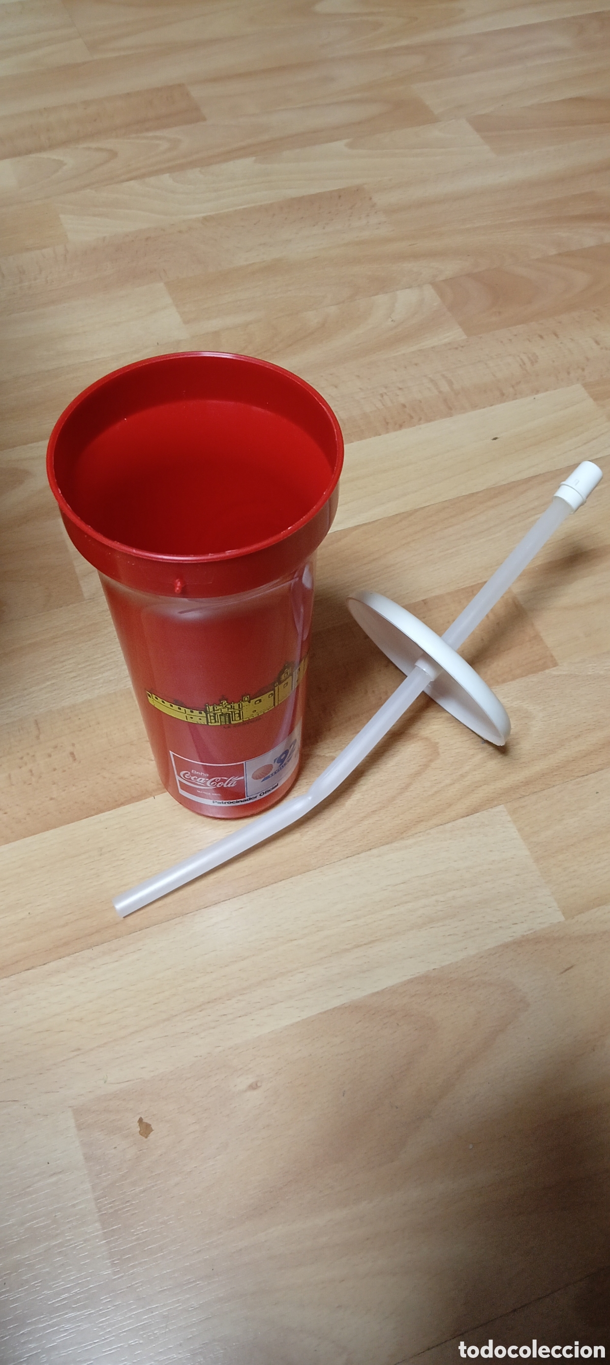 Antig&uuml;edades: Vaso de Cocacola del 92 - Foto 3