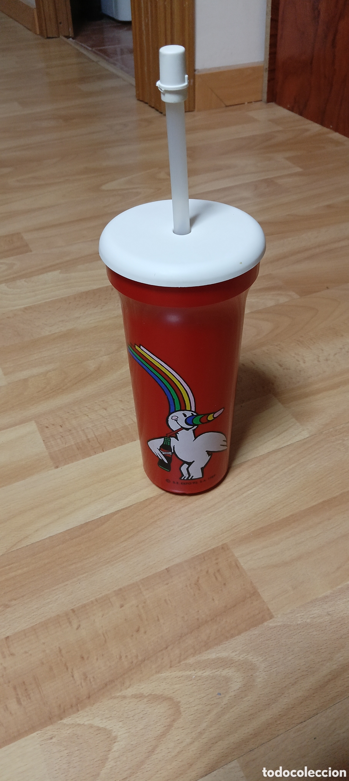 Antig&uuml;edades: Vaso de Cocacola del 92 - Foto 1