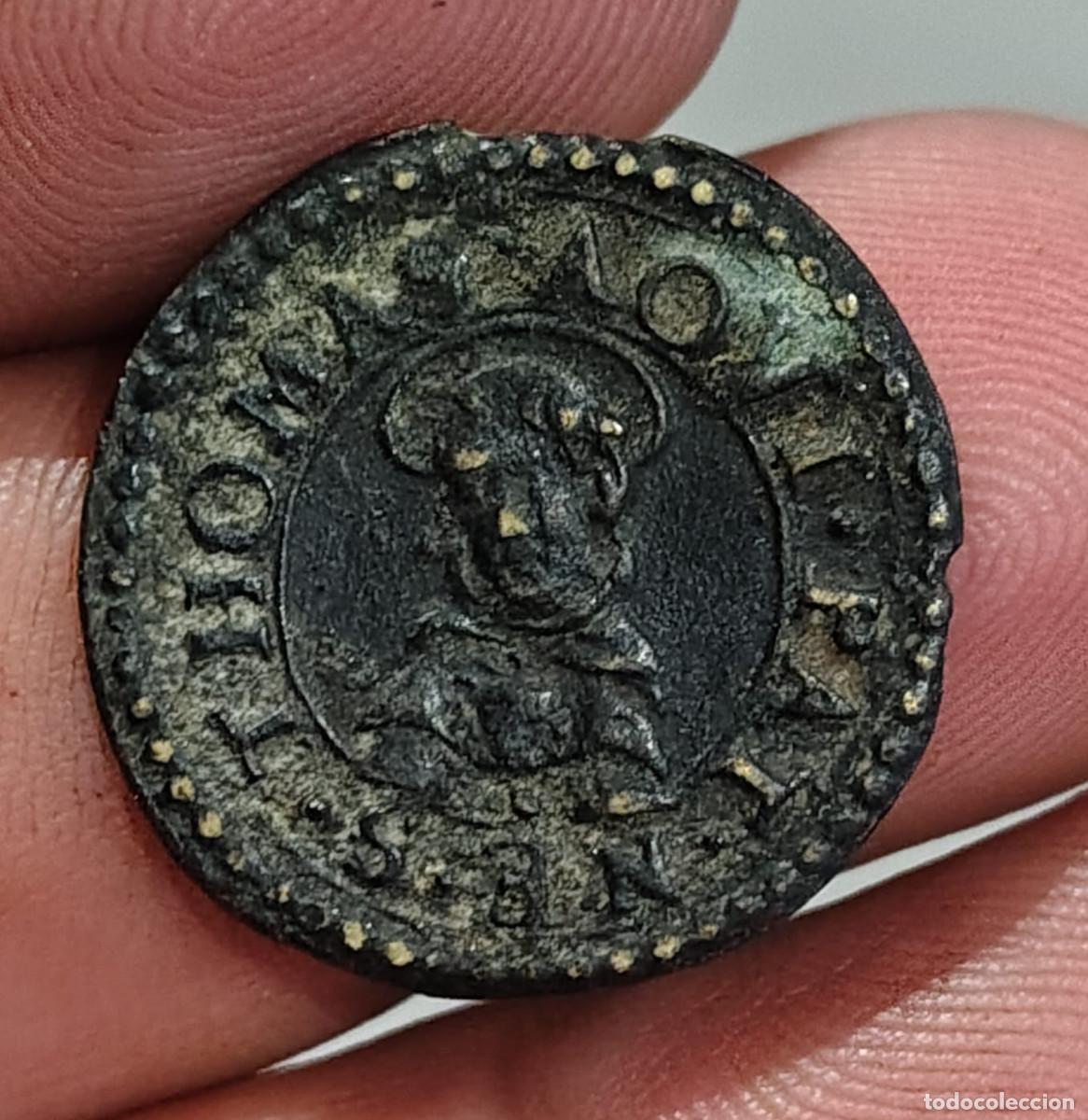 Antig&uuml;edades: XS- MEDALLA San Tom&aacute;s de Aquino 21 mm Antigua pero falta anilla