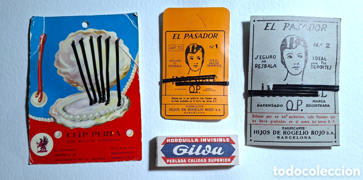 Antig&uuml;edades: HORQUILLAS ANTIGUAS Clip Perla El Pasador Horquilla invisible Giloa