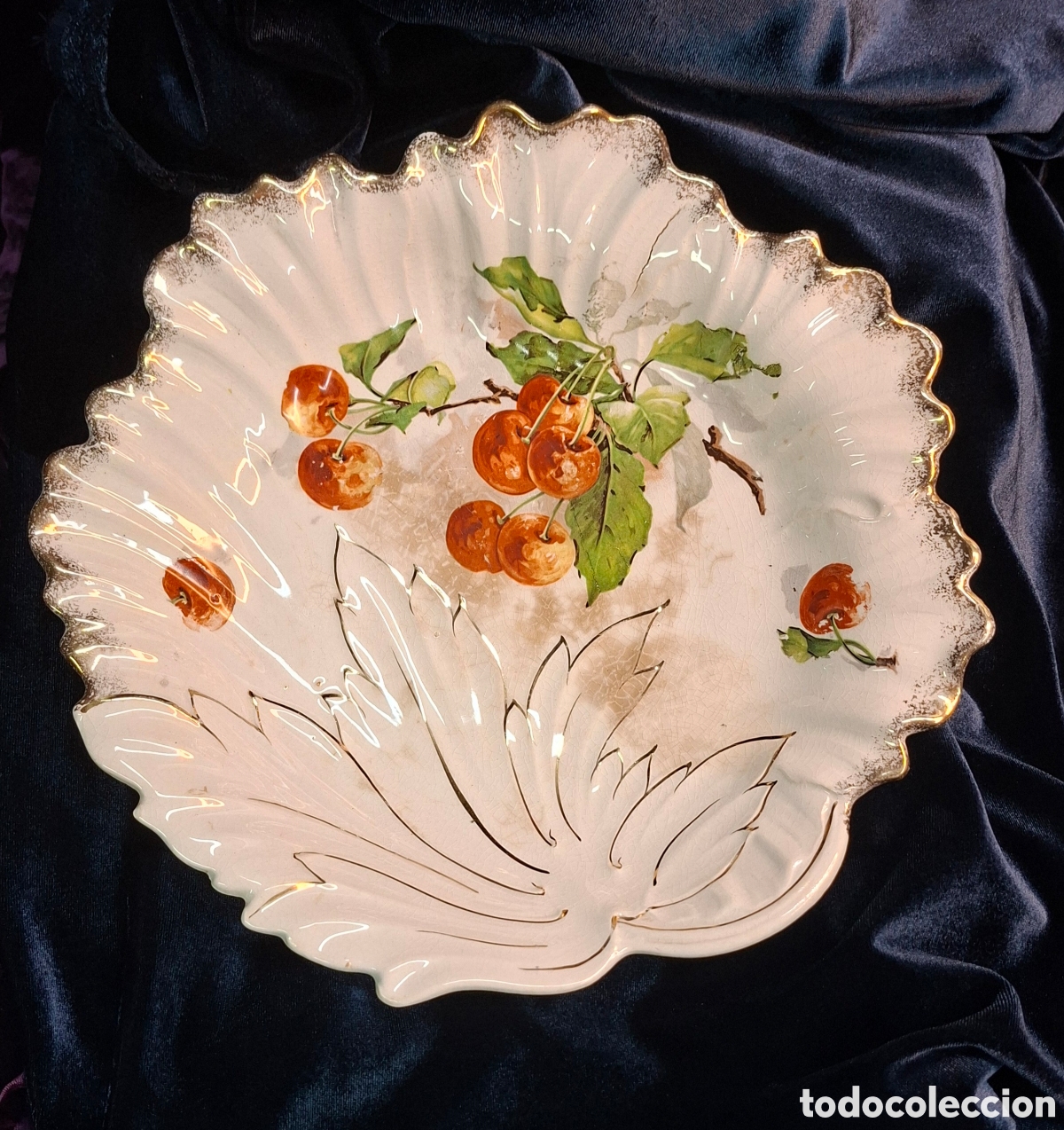Antig&uuml;edades: Fuente de porcelana principios del Siglo XX