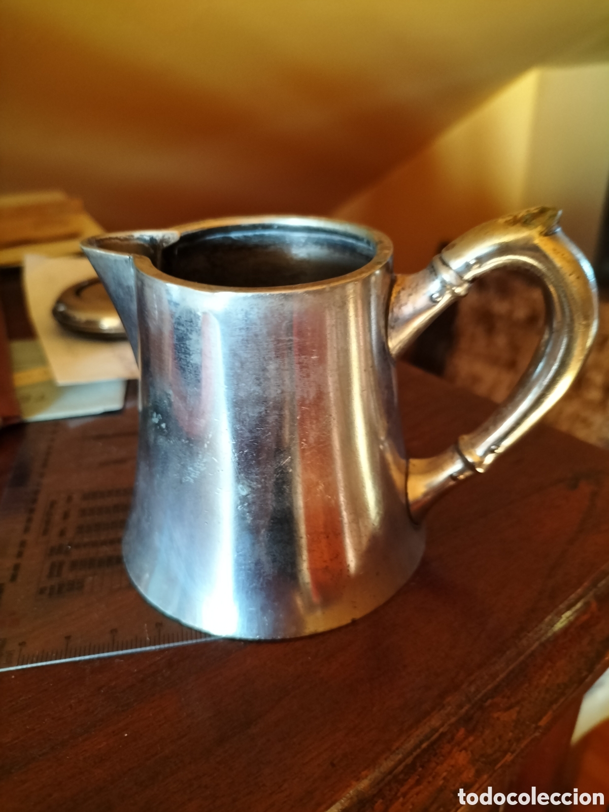 Antig&uuml;edades: Antigua Jarra de Plata Argentina.262 gm.