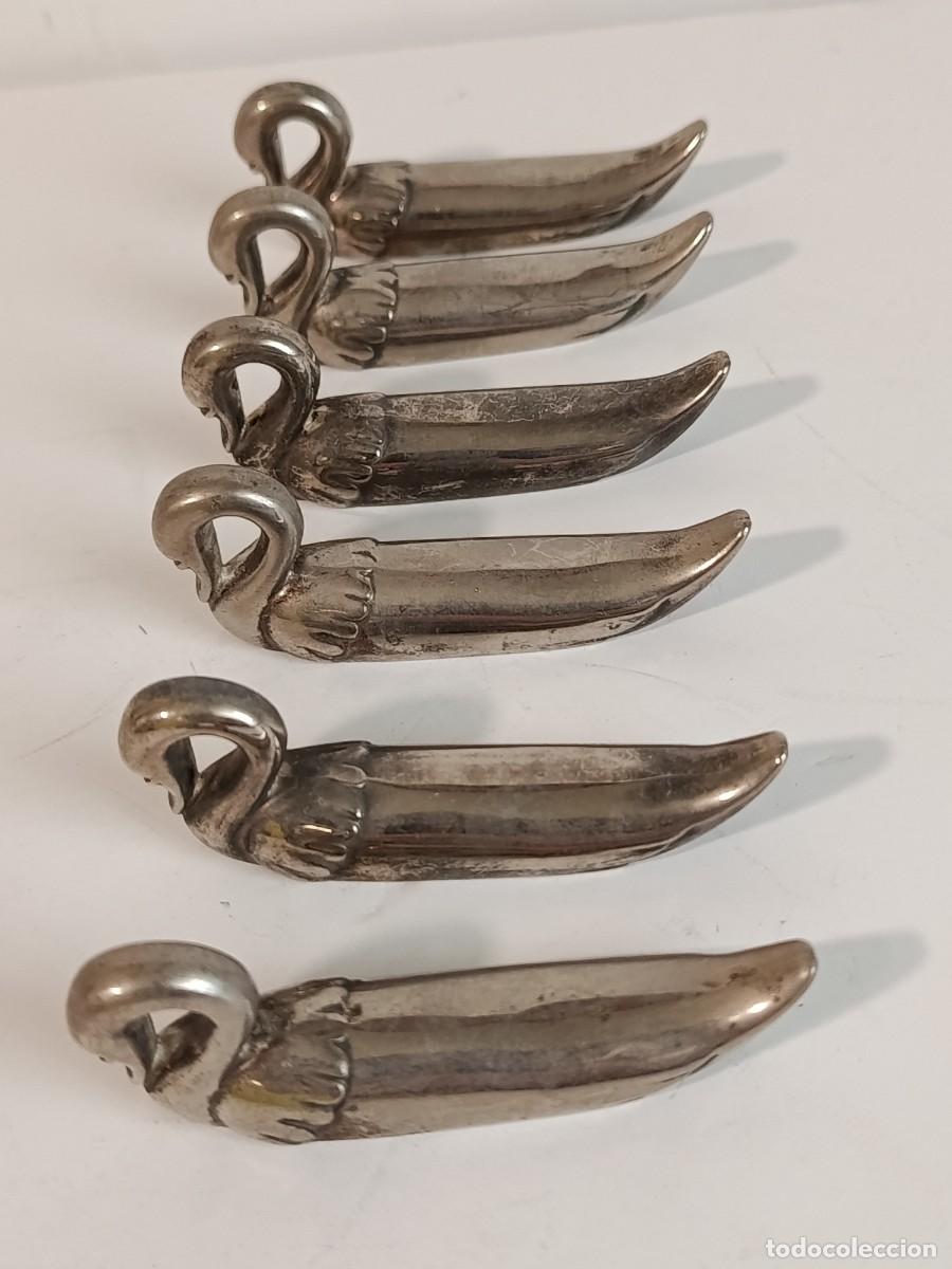 Antig&uuml;edades: REPOSA CUBIERTOS CISNES. VINTAGE