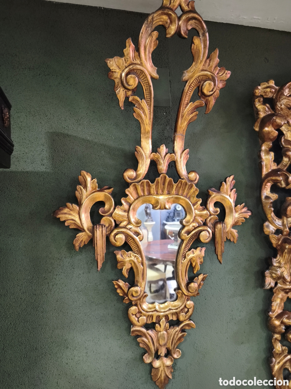Antig&uuml;edades: Cornucopia antigua sobredorada - Foto 6