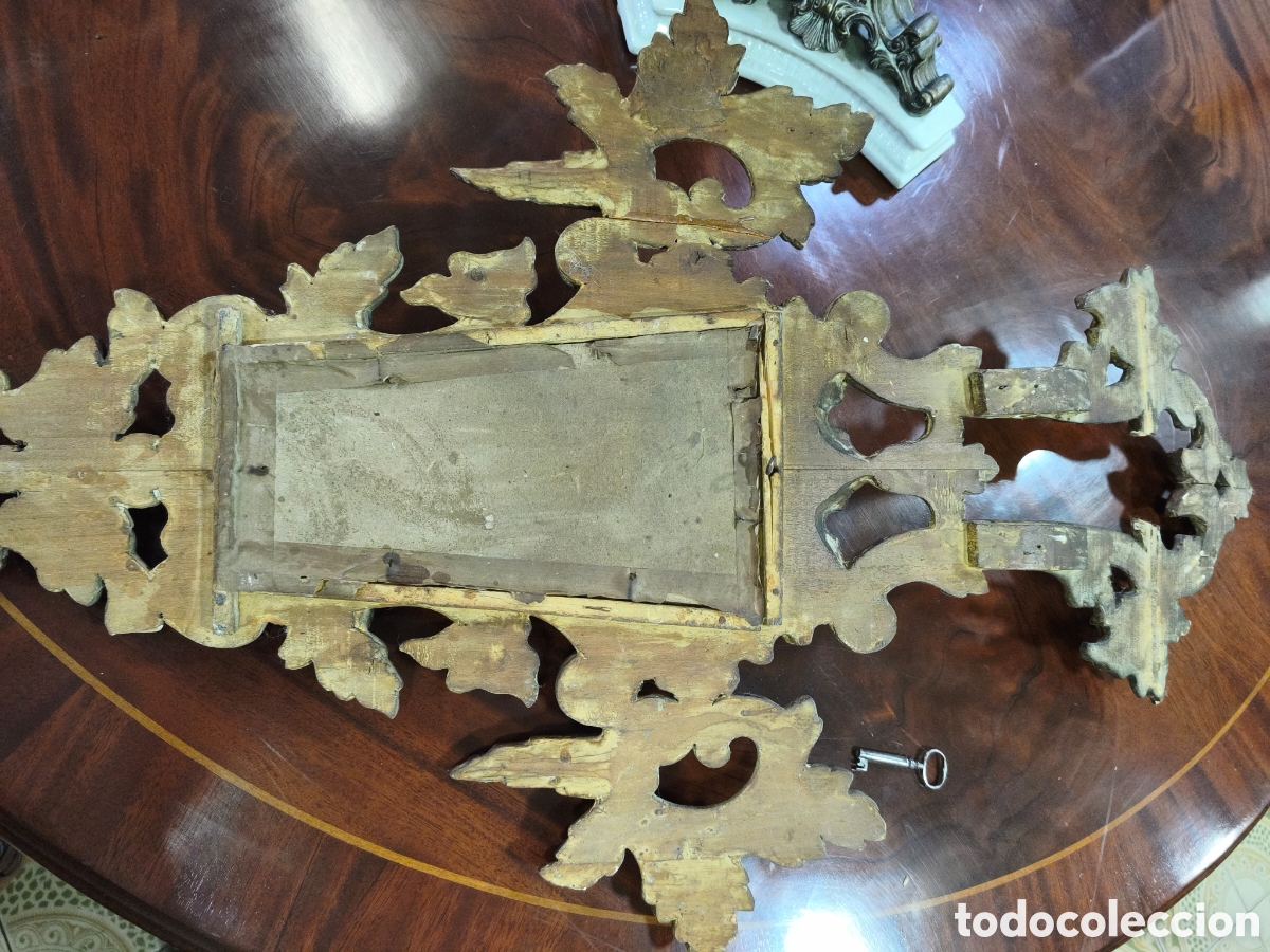 Antig&uuml;edades: Cornucopia antigua sobredorada - Foto 8