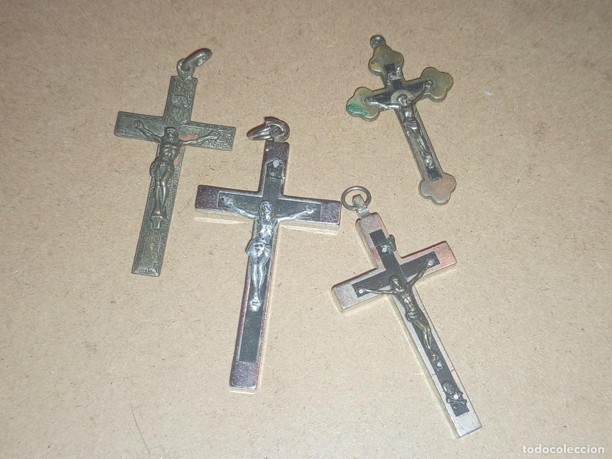 Antig&uuml;edades: Antiguo art&iacute;culo de colecci&oacute;n cruz cruces varias