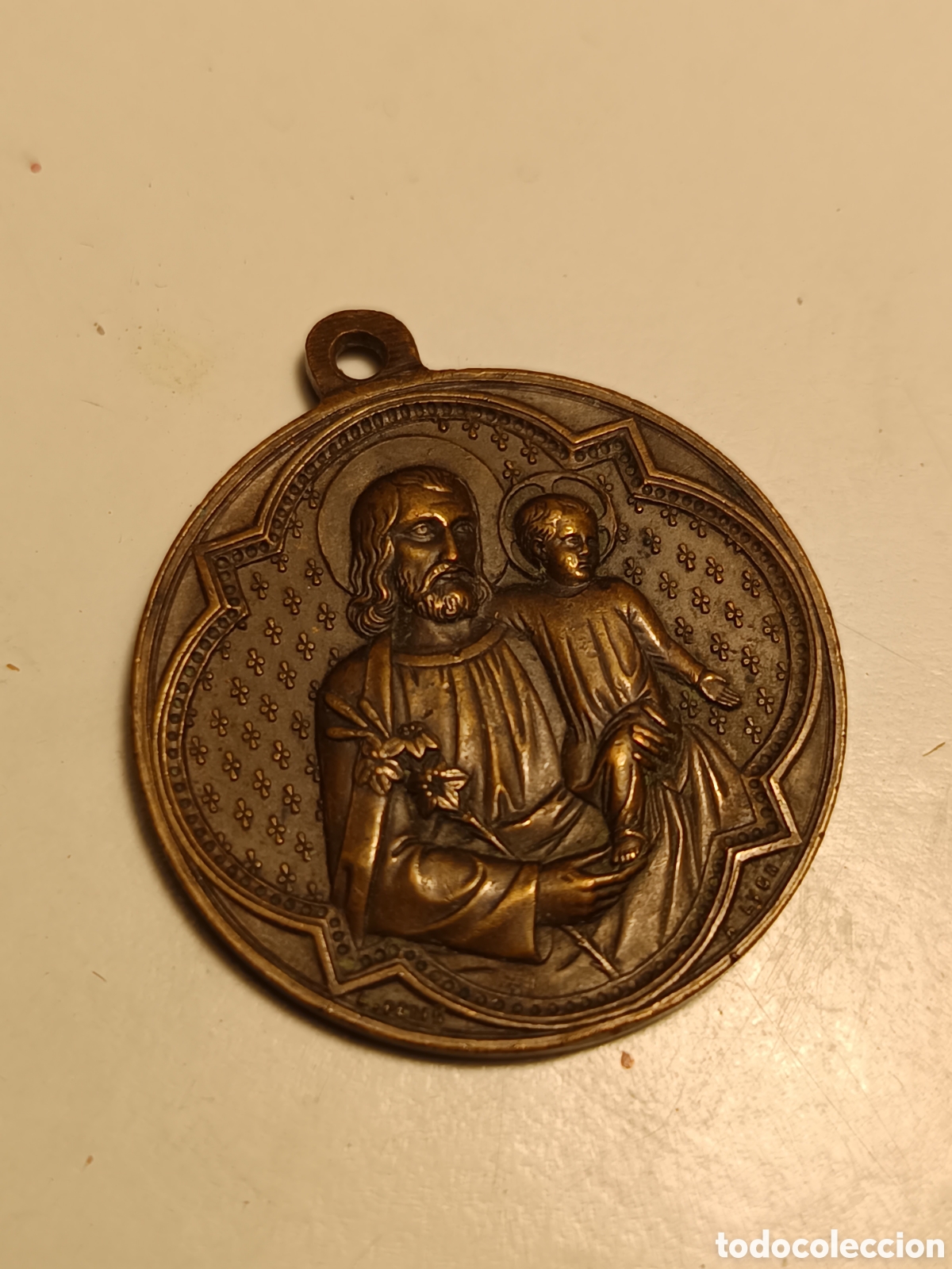 Antig&uuml;edades: MEDALLA RELIGIOSA LUDOVIC PENIN DE LYON