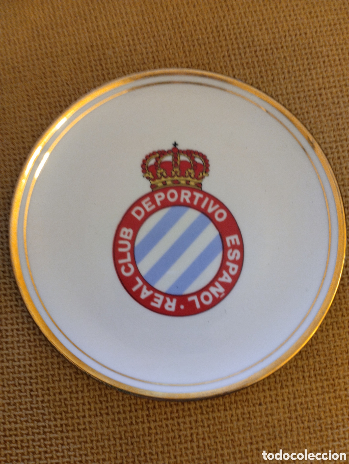Antig&uuml;edades: Plato cer&aacute;mica Real Club Deportivo Espa&ntilde;ol