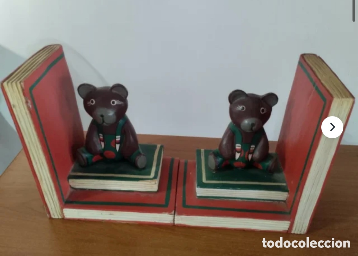 Antig&uuml;edades: Sujetalibros de ositos (2 unidades)
