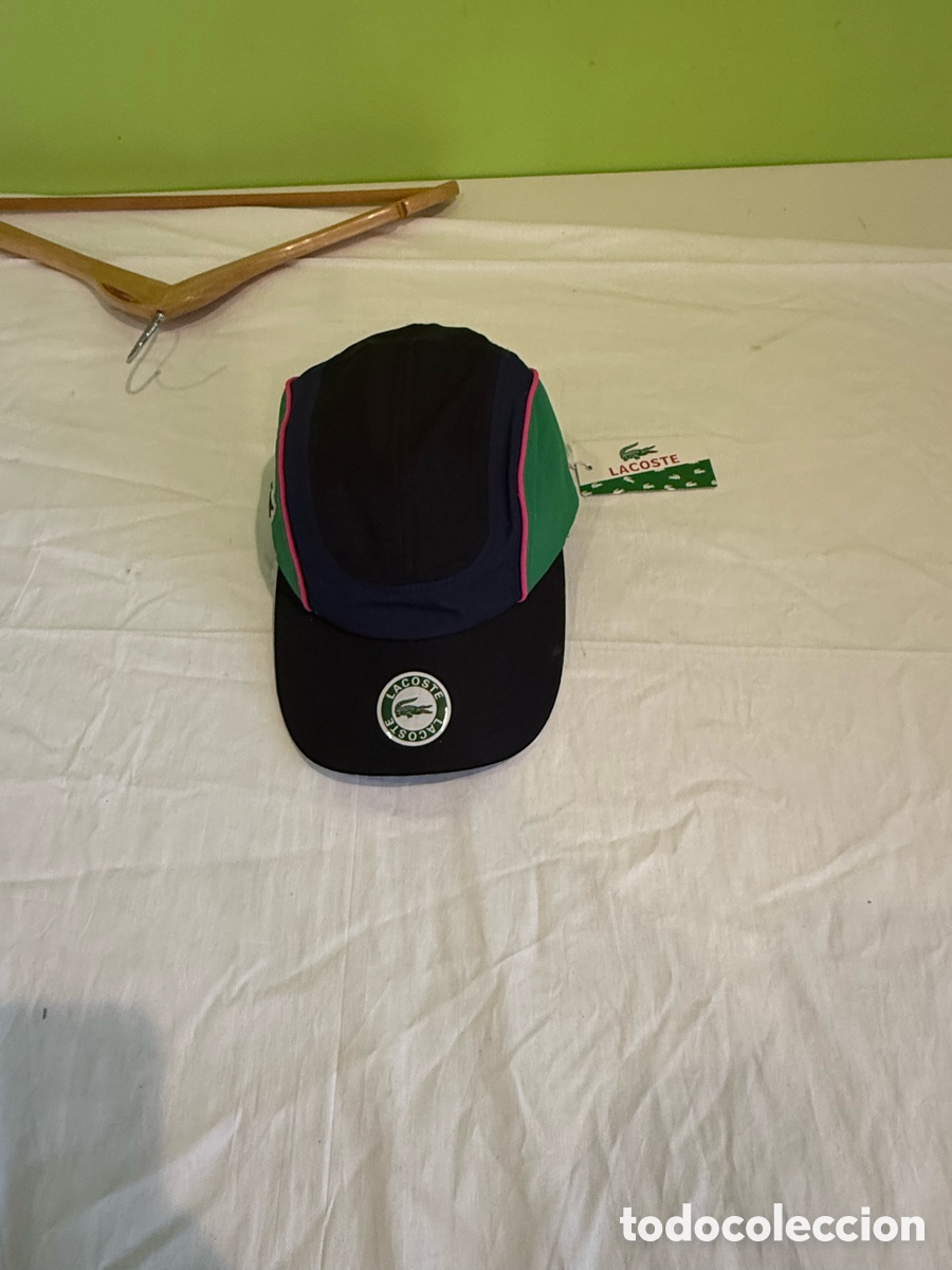 Antig&uuml;edades: Gorra Lacoste Sport Original Multicolor Ajustable &ndash; Nueva con Etiquetas