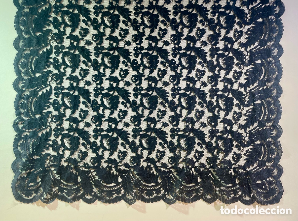 Antig&uuml;edades: Mantilla Negra Antigua - Foto 2
