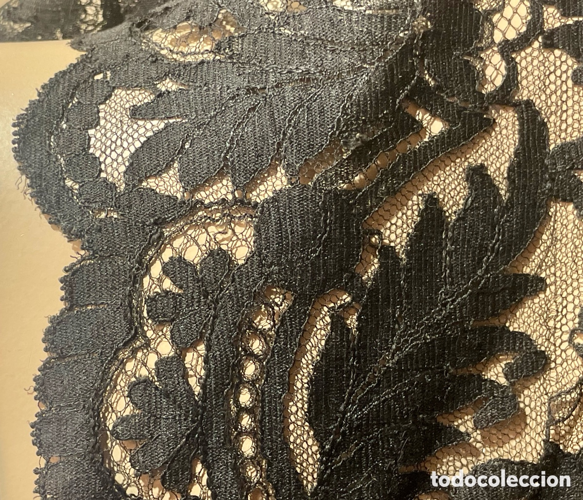 Antig&uuml;edades: Mantilla Negra Antigua - Foto 3
