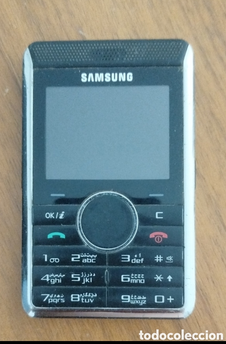 Antig&uuml;edades: Tel&eacute;fono M&oacute;vil Samsung Cl&aacute;sico Negro