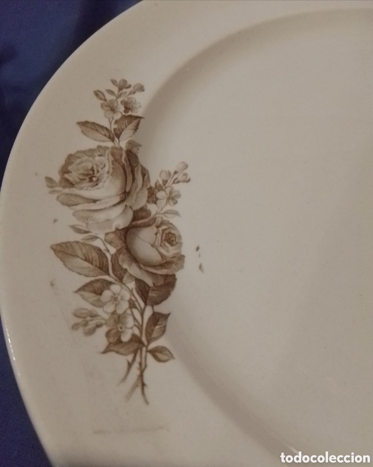 Antig&uuml;edades: 6 platos planos San Claudio - Foto 3