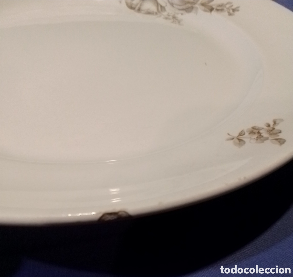 Antig&uuml;edades: 6 platos planos San Claudio - Foto 7