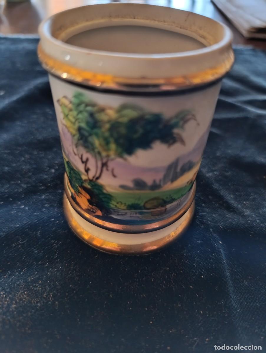 Antig&uuml;edades: Antiguo tarro de porcelana de Limoges