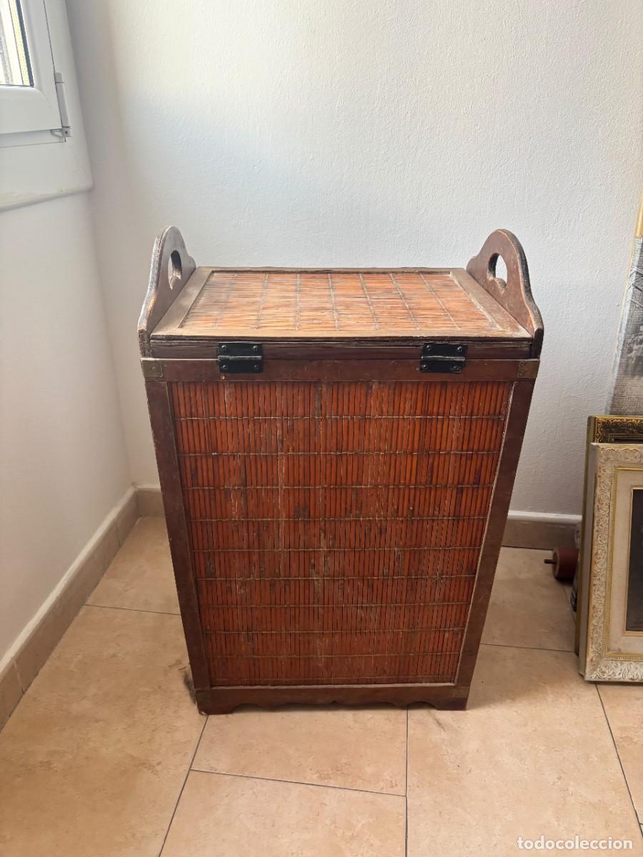 Antig&uuml;edades: Cesto arc&oacute;n vertical vintage