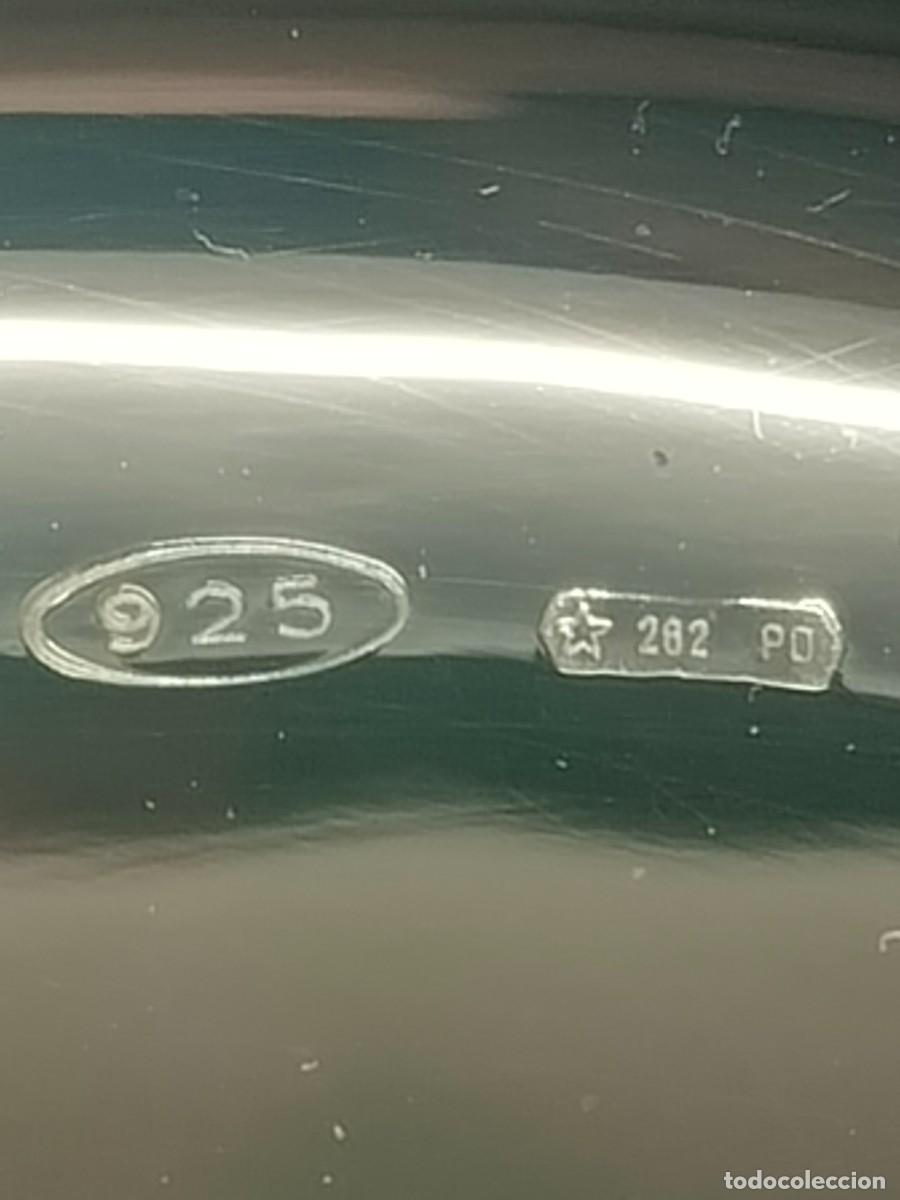 Antig&uuml;edades: Plato de plata contrastada - Foto 5