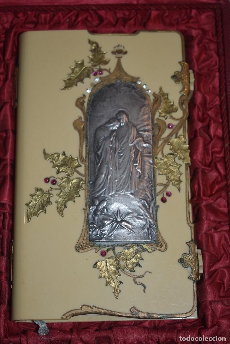 Antig&uuml;edades: PRECIOSO MISAL ANTIGUO CON PLATA - Foto 2