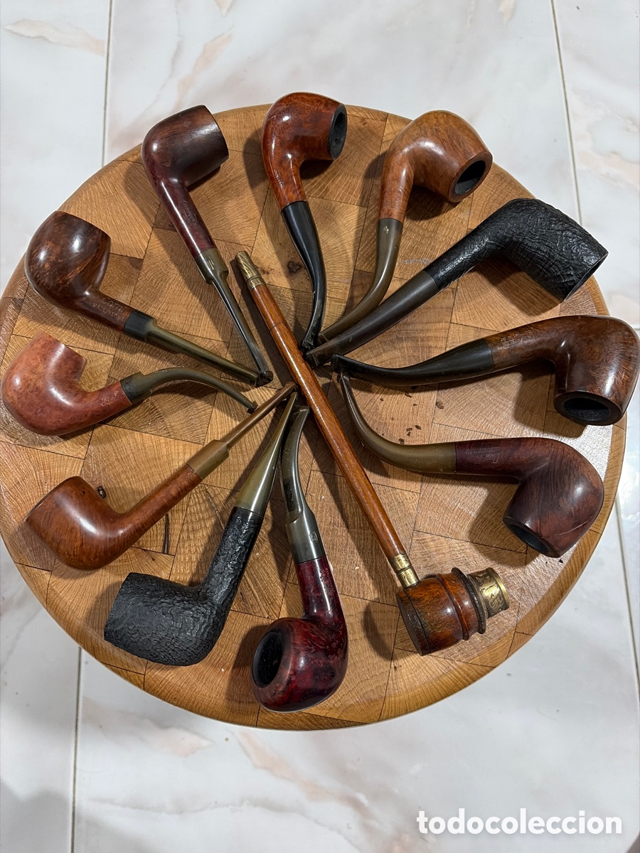 Antig&uuml;edades: Lote pipas antiguas briar Stubbs Beho Coral Masterly Derby Salvatella Dun-King Clipper
