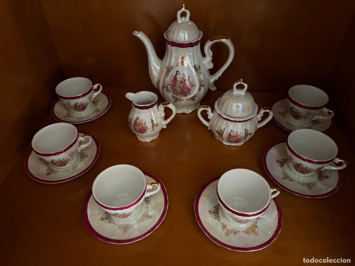 Antig&uuml;edades: Juego Caf&eacute; Vintage Porcelana Jap&oacute;n Fragonard