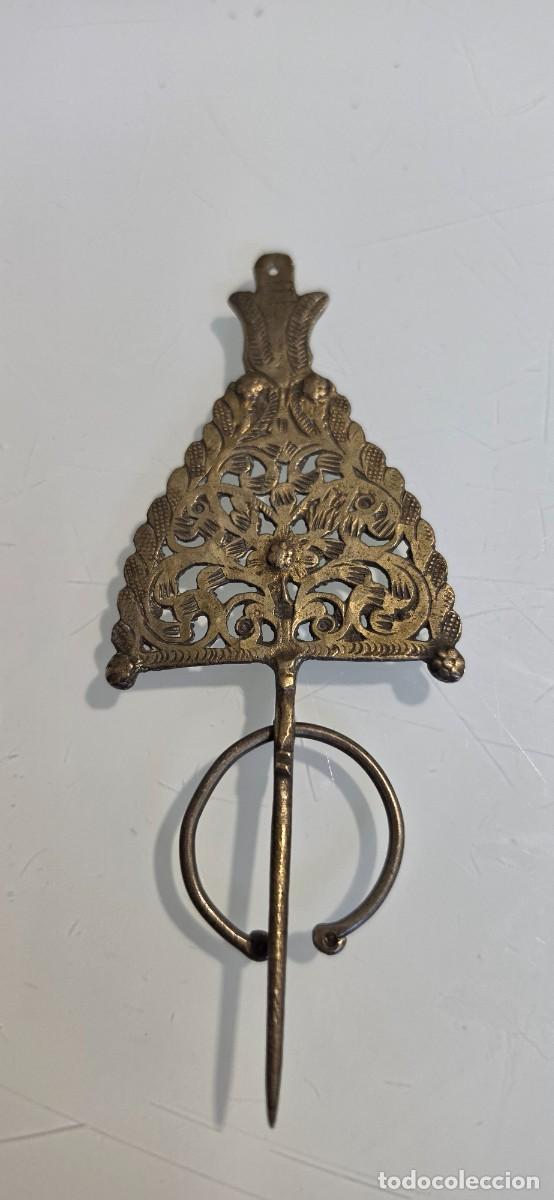 Antig&uuml;edades: Espectacular fibula bereber antigua plata