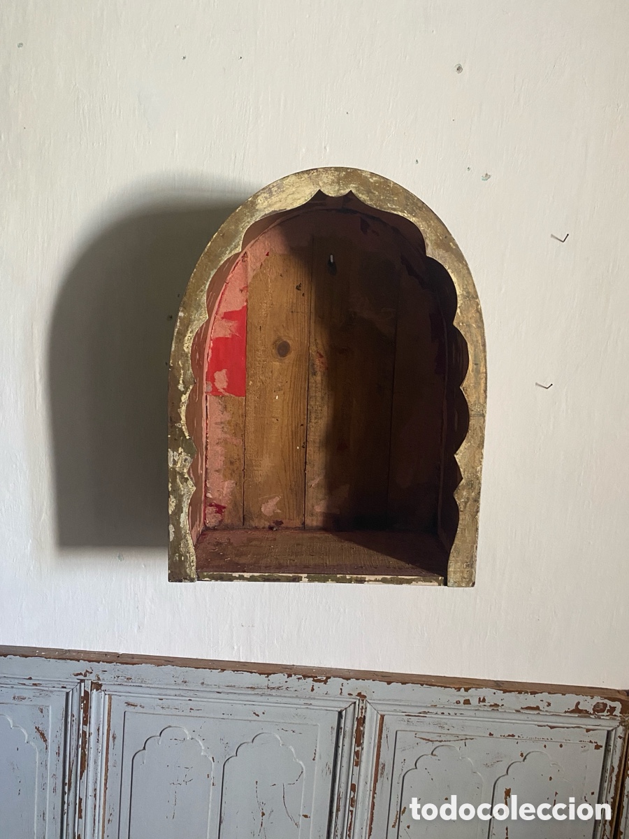 Antig&uuml;edades: Hornacina antigua de madera