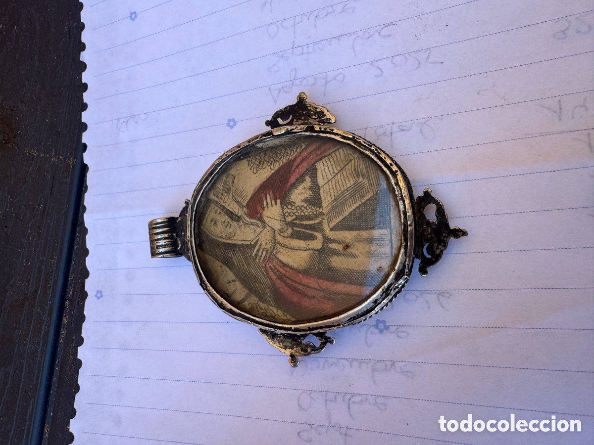 Antig&uuml;edades: Relicario plata colecci&oacute;n - Foto 2