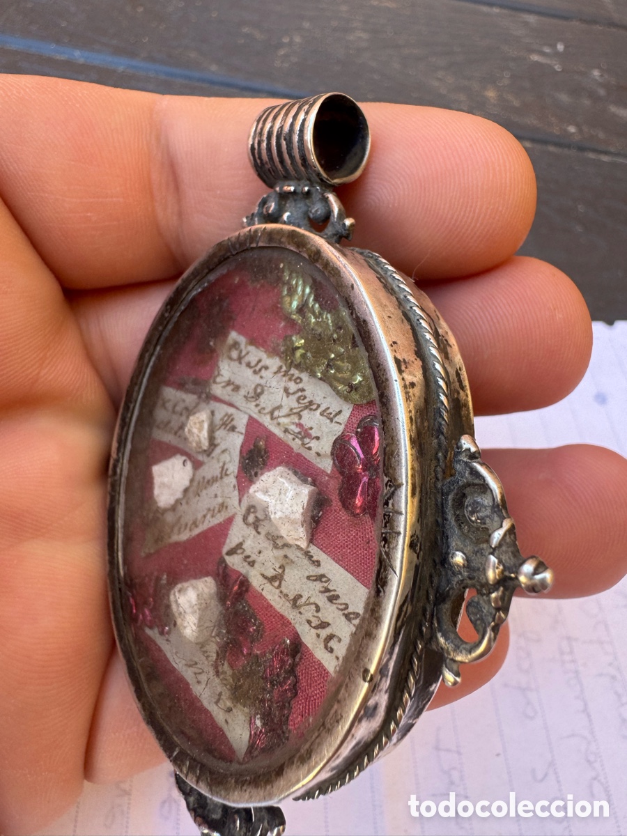 Antig&uuml;edades: Relicario plata colecci&oacute;n - Foto 4