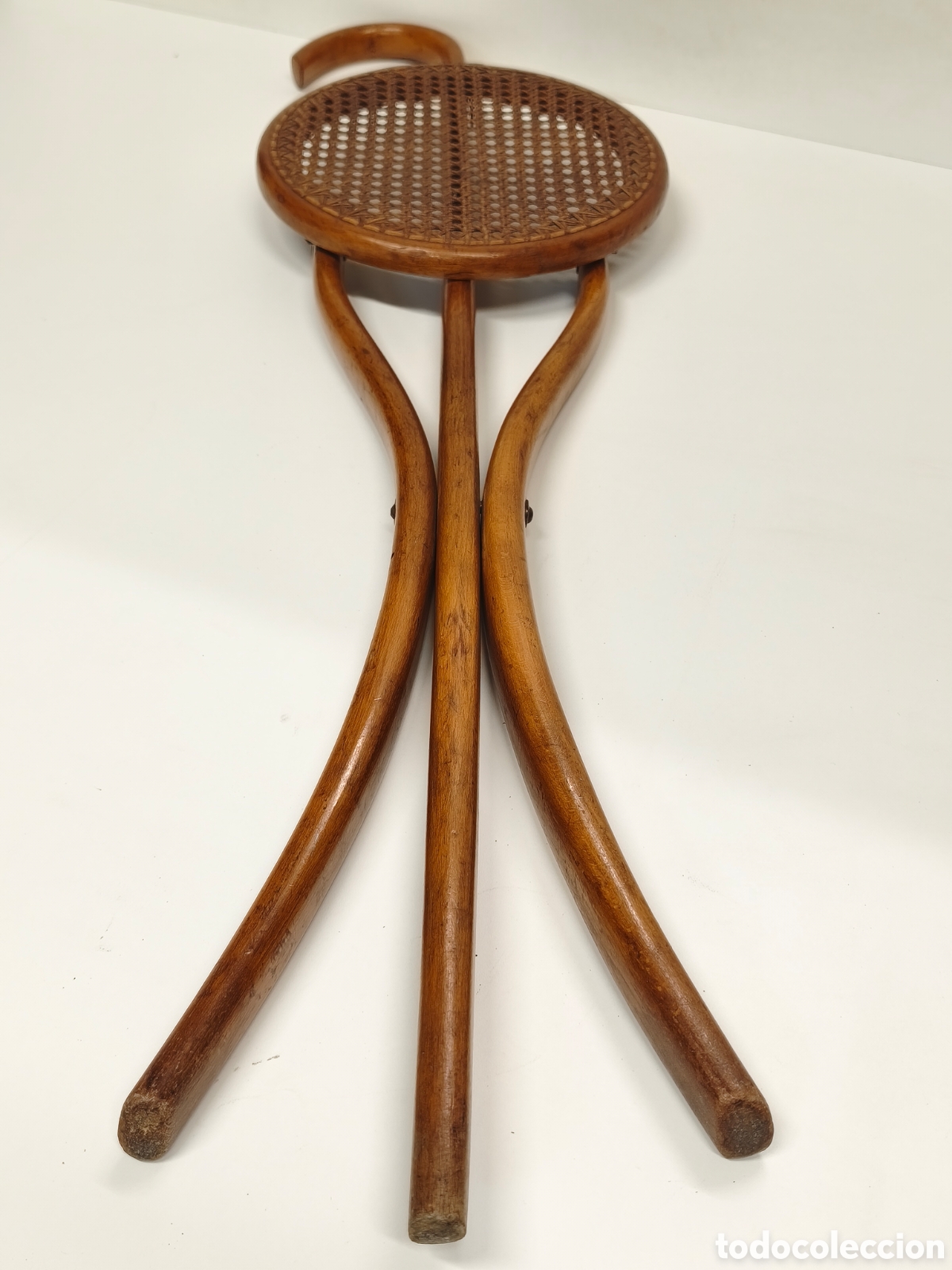 Antig&uuml;edades: Antiguo Bast&oacute;n asiento Thonet - Foto 5