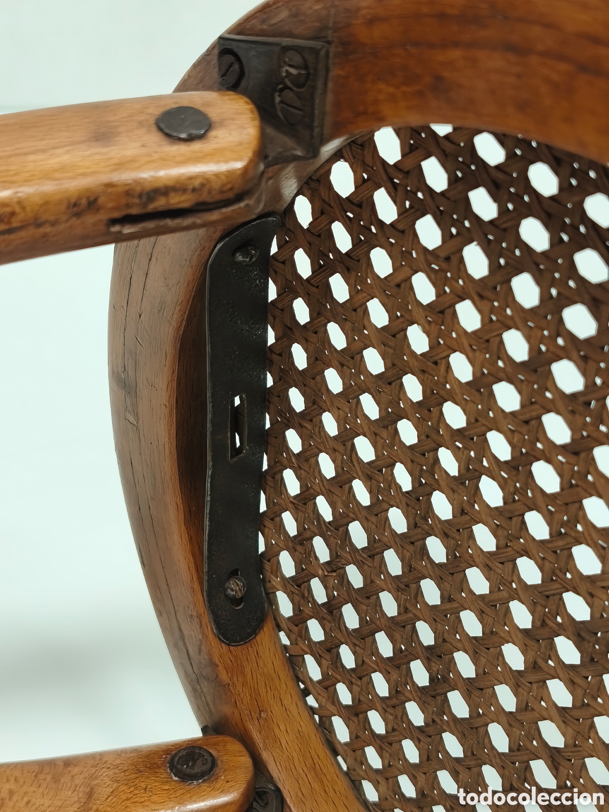 Antig&uuml;edades: Antiguo Bast&oacute;n asiento Thonet - Foto 7