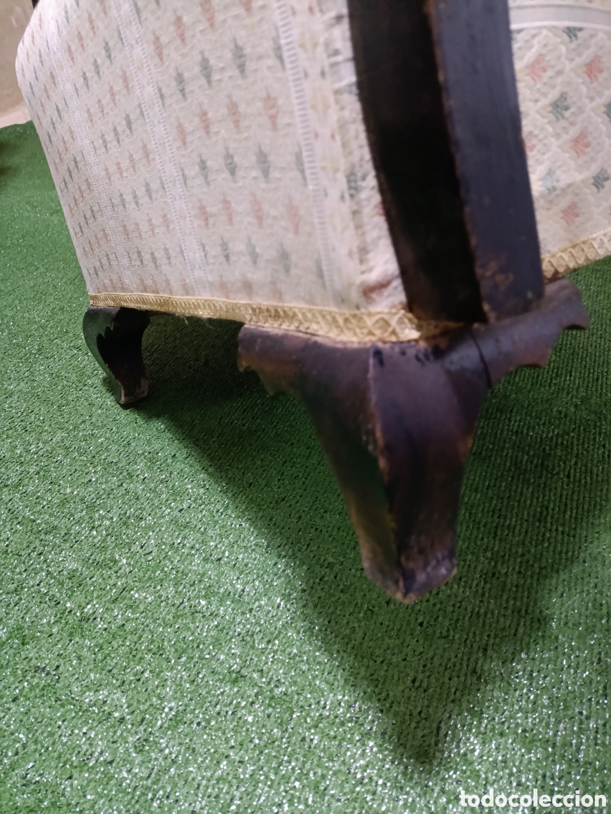 Antig&uuml;edades: Conjunto de muebles de sal&oacute;n antiguos - Foto 6