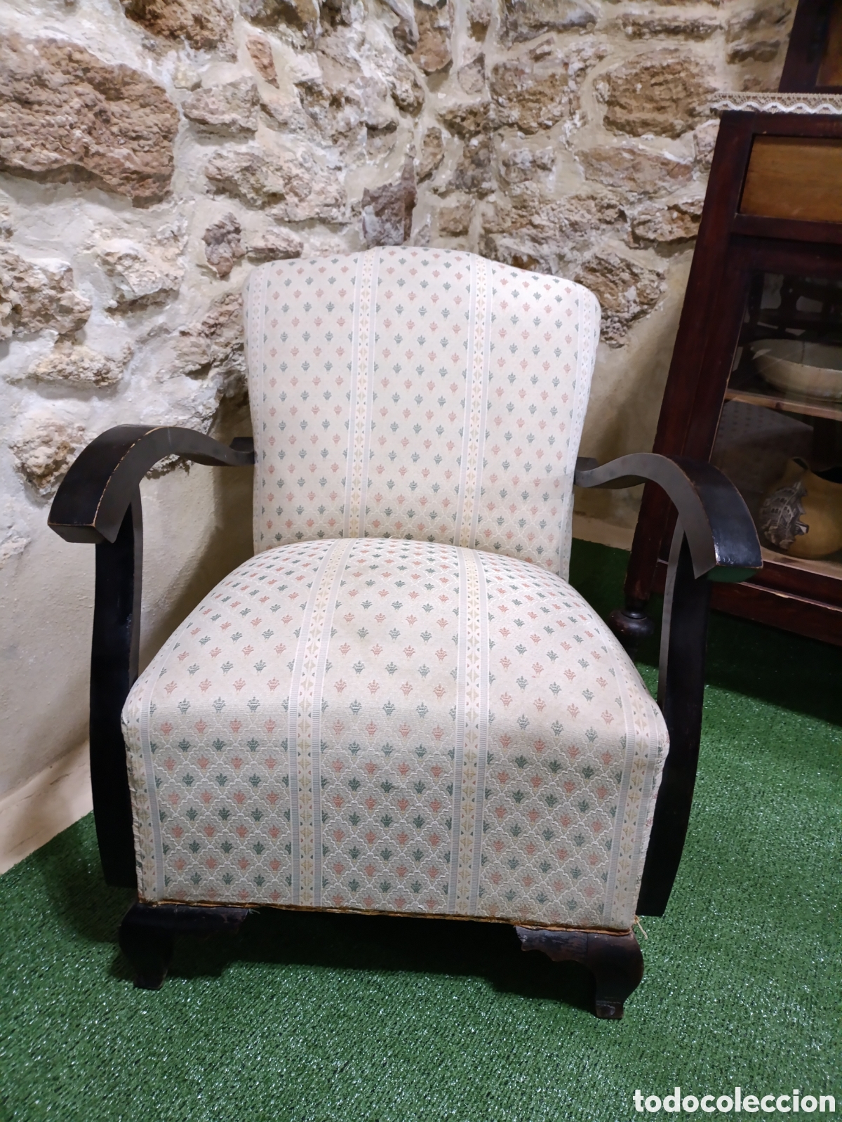 Antig&uuml;edades: Conjunto de muebles de sal&oacute;n antiguos - Foto 8