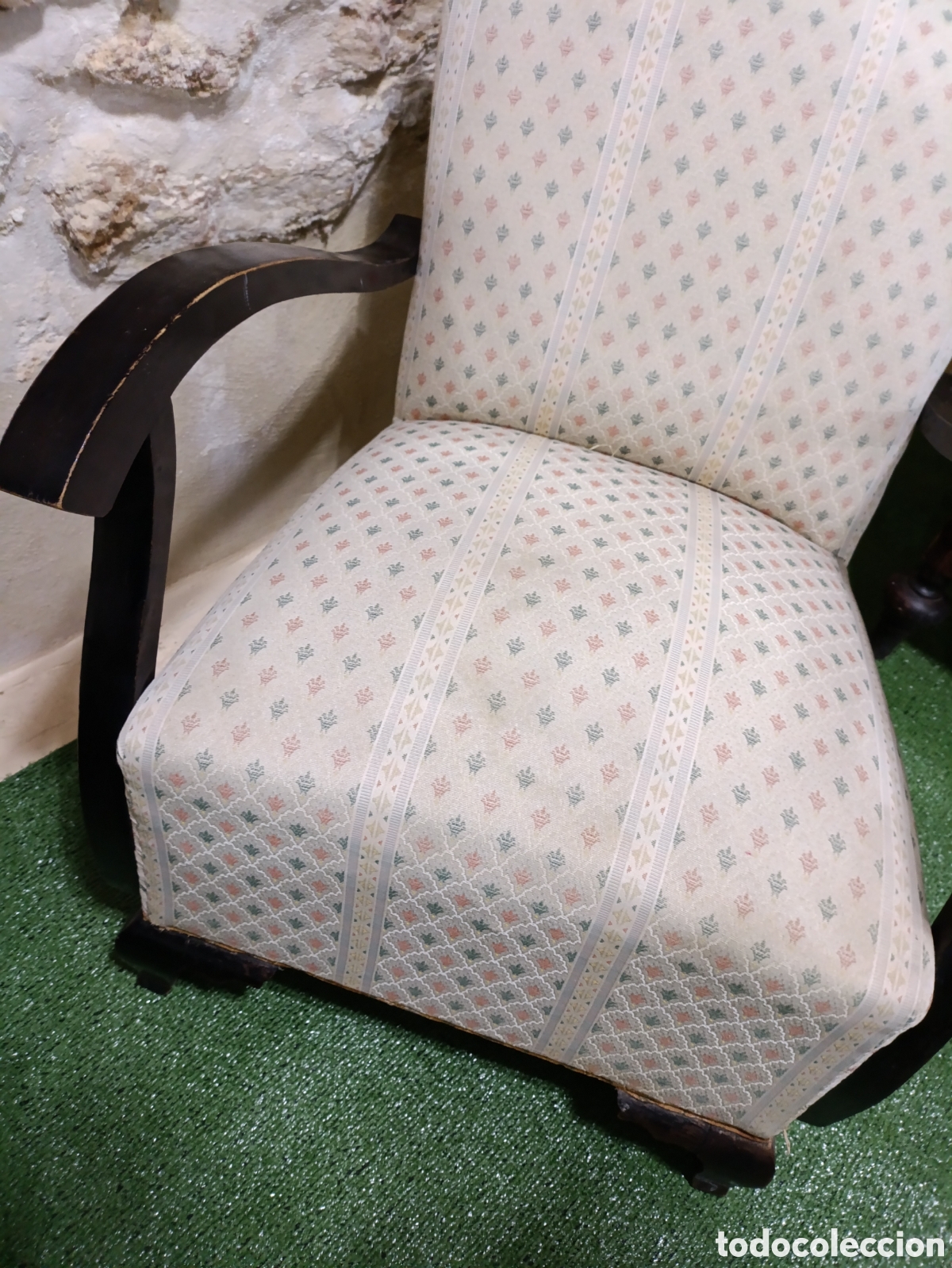 Antig&uuml;edades: Conjunto de muebles de sal&oacute;n antiguos - Foto 10