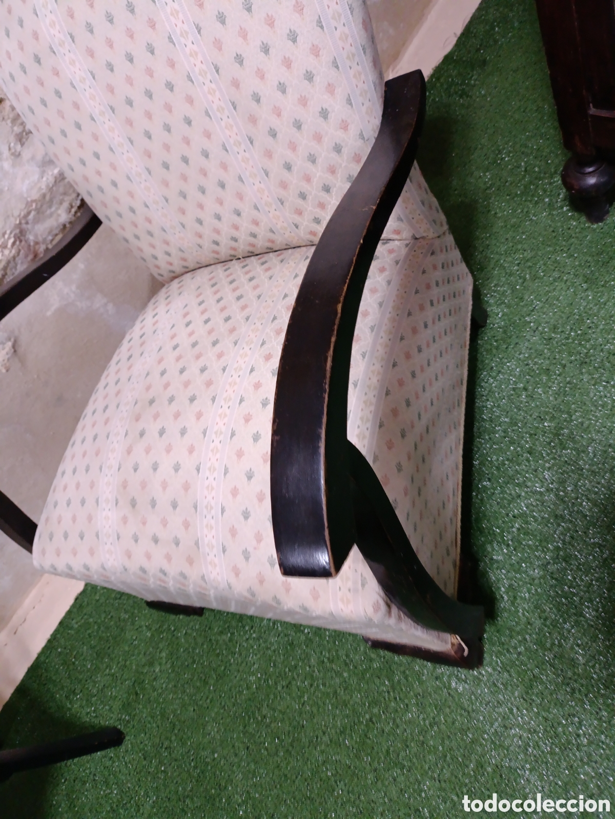 Antig&uuml;edades: Conjunto de muebles de sal&oacute;n antiguos - Foto 11