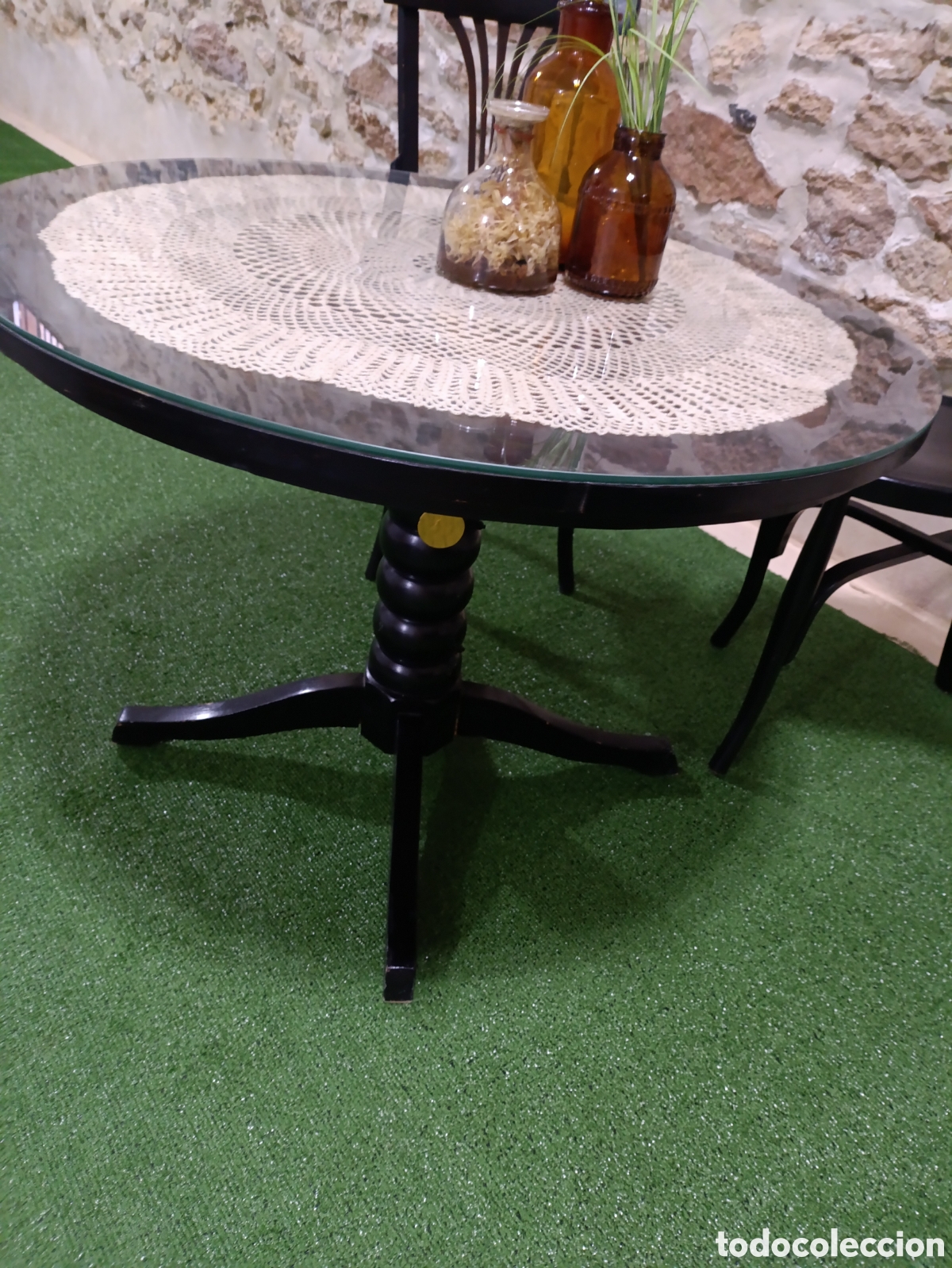 Antig&uuml;edades: Conjunto de muebles de sal&oacute;n antiguos - Foto 12