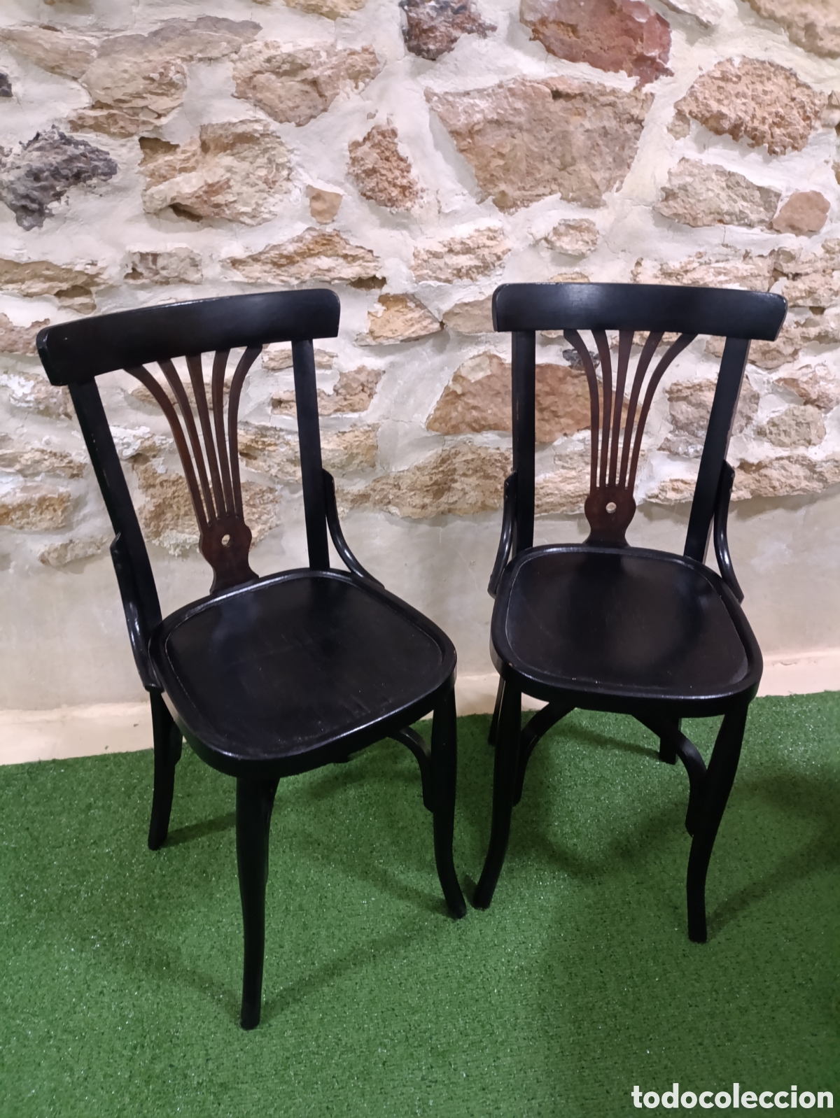 Antig&uuml;edades: Conjunto de muebles de sal&oacute;n antiguos - Foto 15