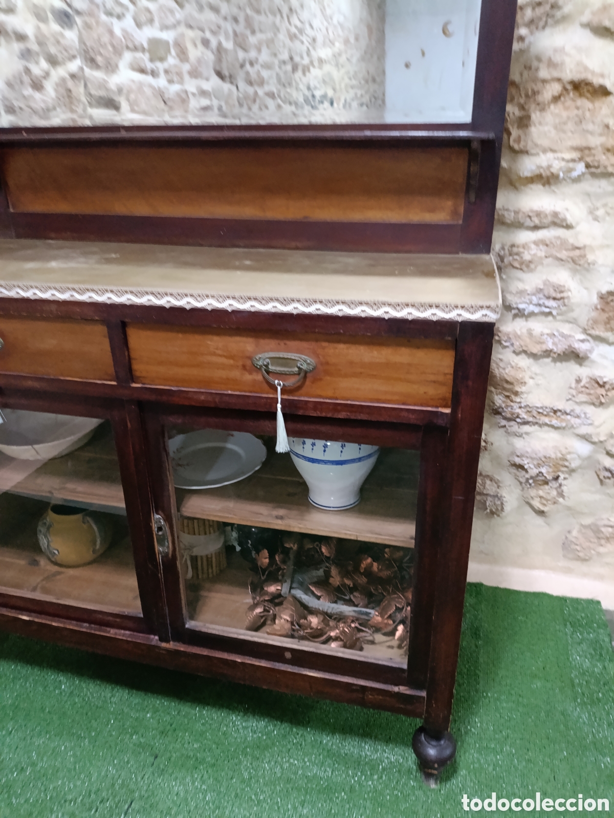 Antig&uuml;edades: Conjunto de muebles de sal&oacute;n antiguos - Foto 20
